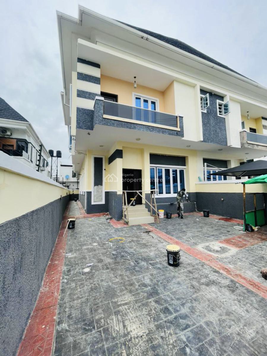 Exquisite and Very Spacious 4 Bedroom Semi Detached Duplex, Chevron, Lekki, Lagos, Semi-detached Duplex for Rent