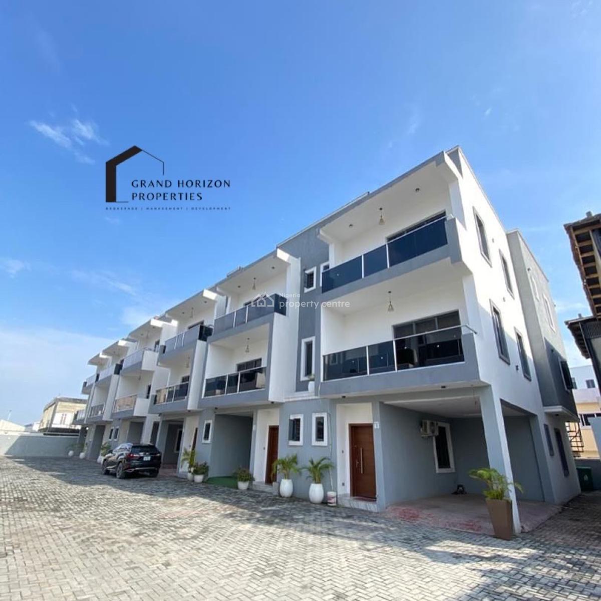 a Tastefully Designed 4 Bedroom Terrace Duplex with a Bq, Ikate, Lekki, Lagos, Terraced Duplex for Sale