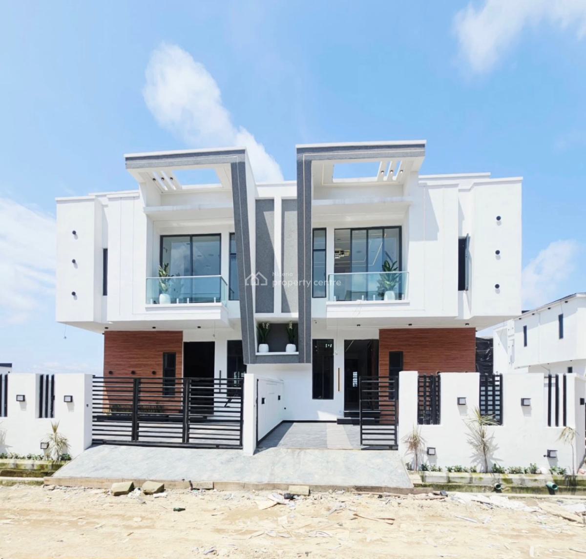 Brand New 4 Bedroom Semi Detached Duplex with Bq, Ajah, Ajah, Lagos, Semi-detached Duplex for Sale