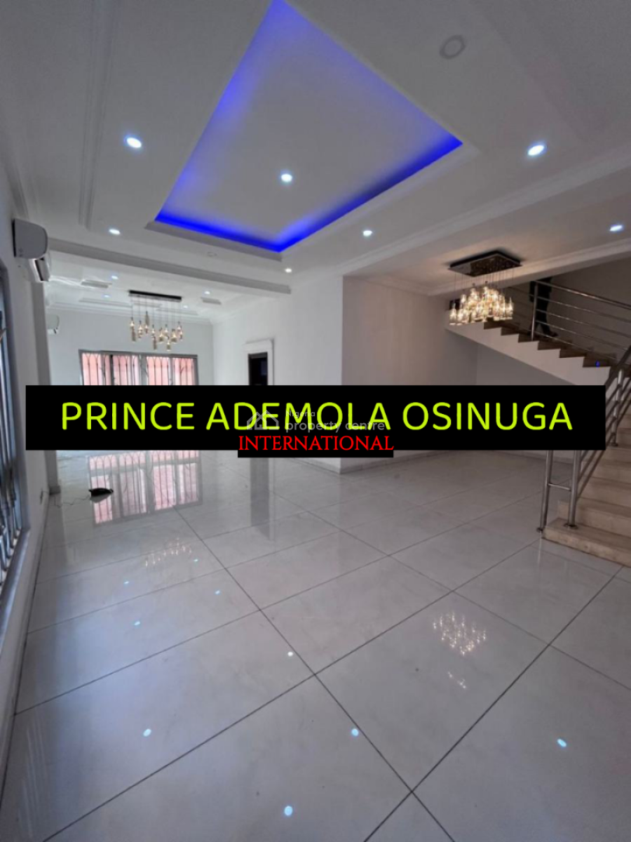Luxury 5 Bedroom Semi Detached House + Bq, Osbourne Phase 2 Estate Ikoyi, Osborne, Ikoyi, Lagos, Semi-detached Duplex for Rent