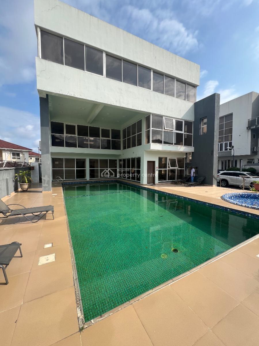 Massive 5 Bedroom Semi Detached Duplex with Bq, Pool, Gym, Osapa London, Osapa, Lekki, Lagos, Semi-detached Duplex for Rent
