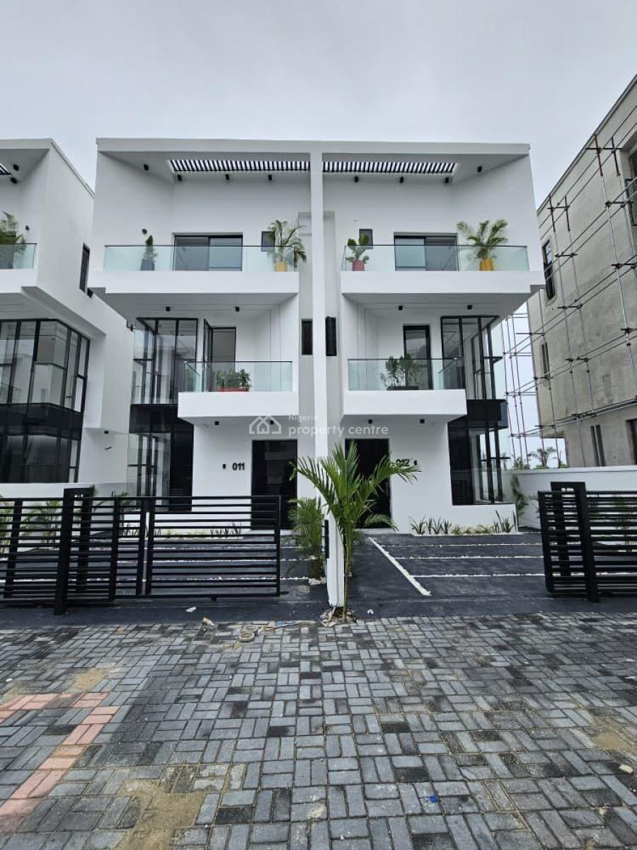 Brand New Lush 4 Bedroom Semi Detached Duplex with Bq, Orchid Road, Lekki Phase 2, Lekki, Lagos, Semi-detached Duplex for Sale
