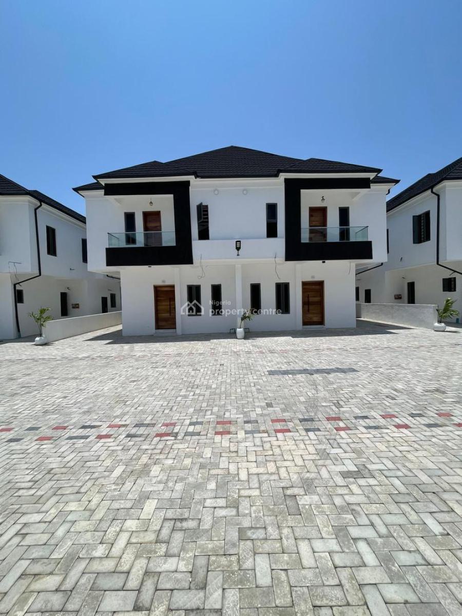 Elegant 4 Bedroom Semi Detached Duplex with Bq in Serene Estate, Vgc, Lekki, Lagos, Semi-detached Duplex for Sale