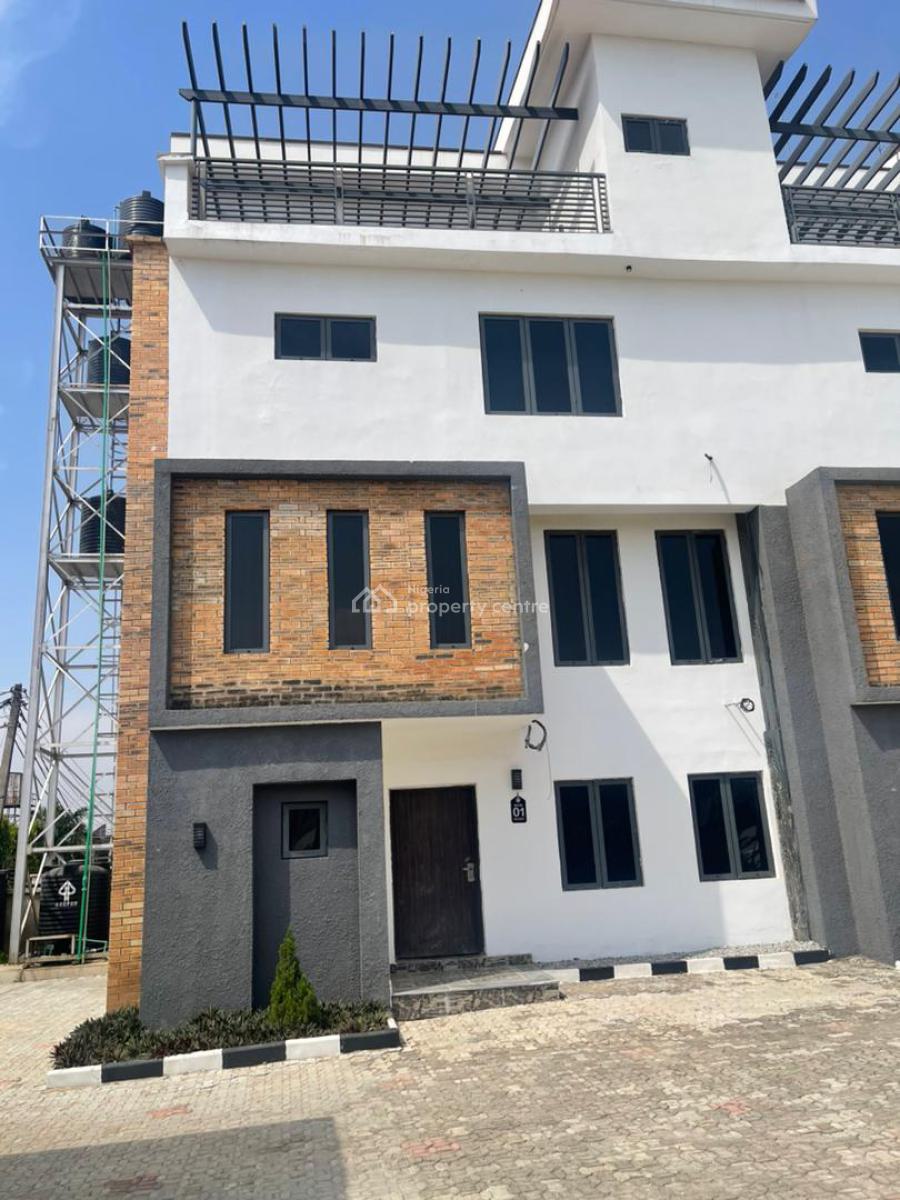 Newly Built 4 Bedrooms, 1 Room Penthouse Terraced Duplex with a Bq, Off Idris Ibrahim Crescent, Jabi, Abuja, Terraced Duplex for Sale