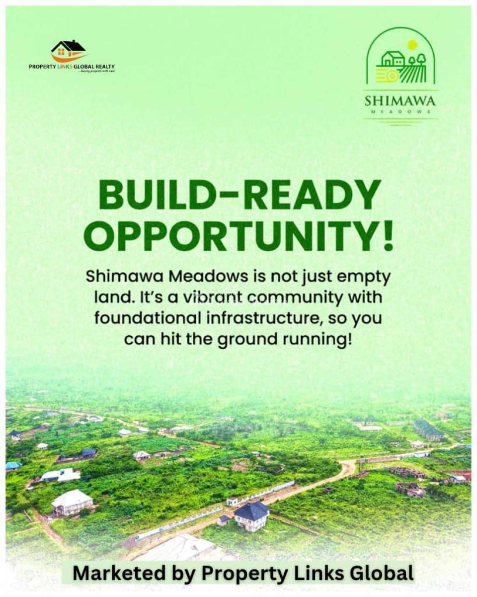 Buy and Build Land with C of O, Shimawa Town Besides Redemption Camp, Km 46, Ogun, Residential Land for Sale