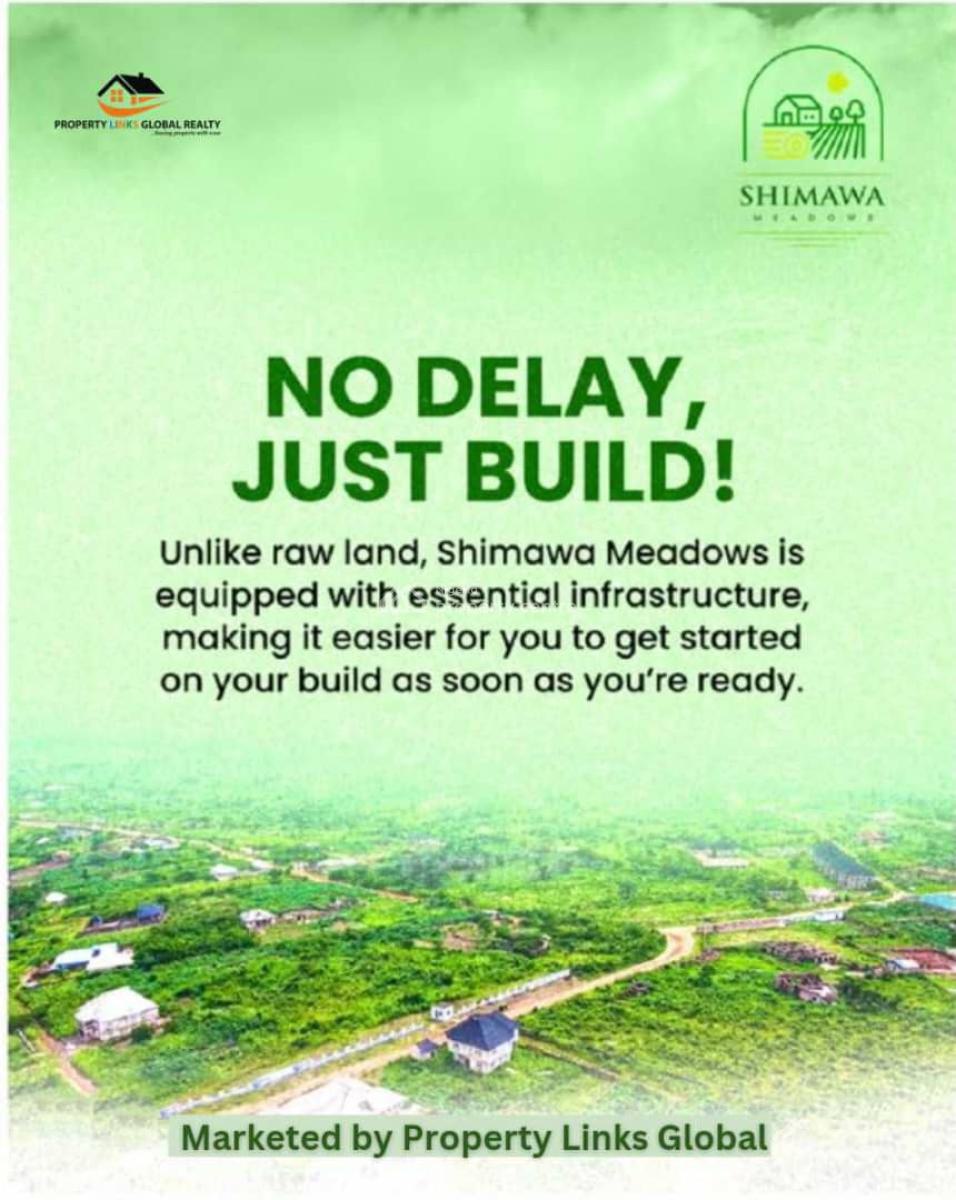 Buy and Build Land with C of O, Shimawa Town Besides Redemption Camp, Km 46, Ogun, Residential Land for Sale