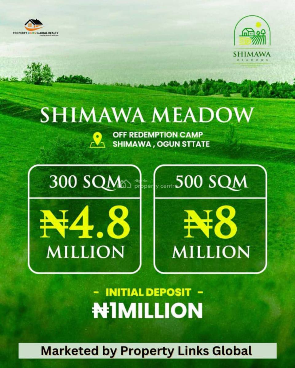 Buy and Build Land with C of O, Shimawa Town Besides Redemption Camp, Km 46, Ogun, Residential Land for Sale