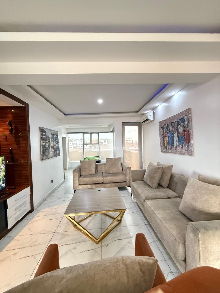 Luxury 2 Bedroom Penthouse with Gym, Snooker & Rooftop Lounge, Ikate Elegushi, Lekki, Lagos, Flat / Apartment Short Let