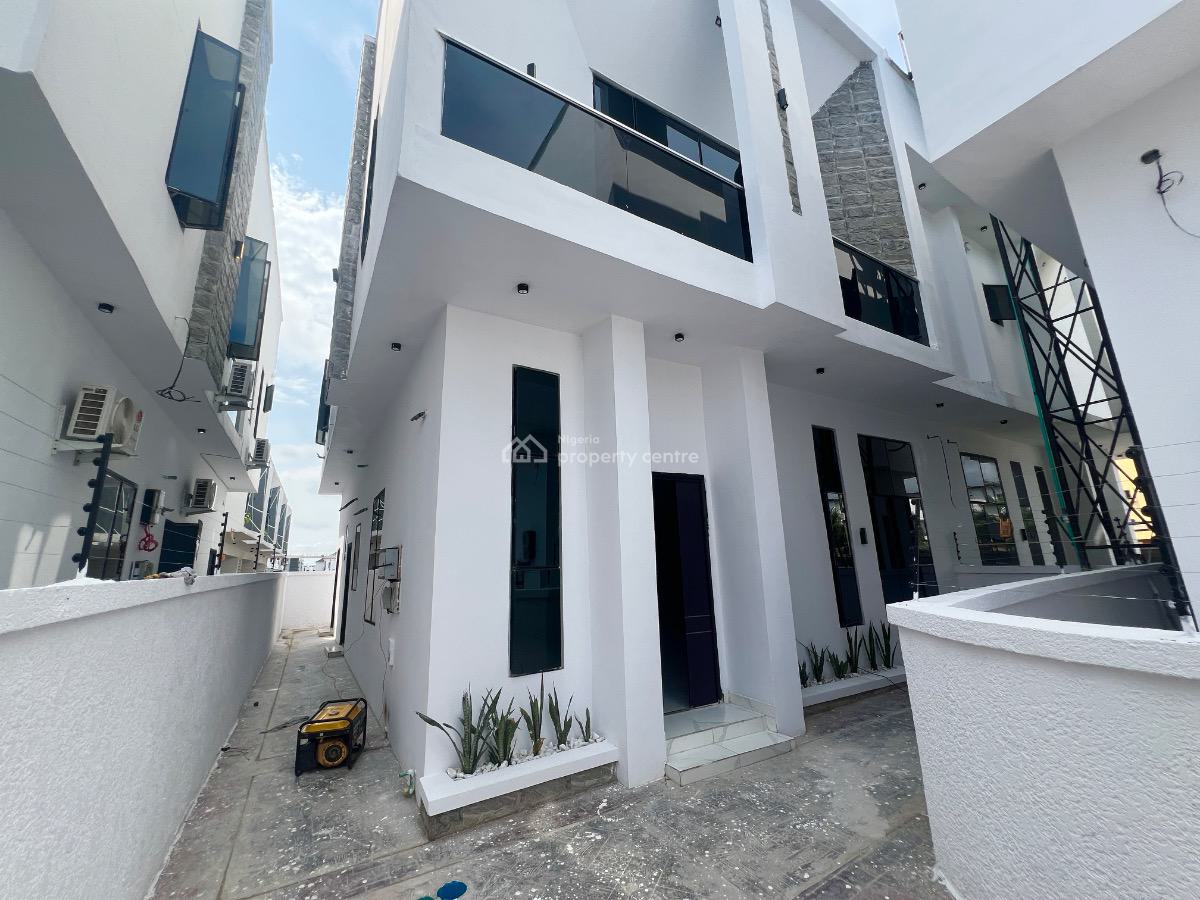 Brand New 4 Bedroom Duplex, Orchid Road By Chevron Tollgate, Lekki Phase 2, Lekki, Lagos, Semi-detached Duplex for Sale