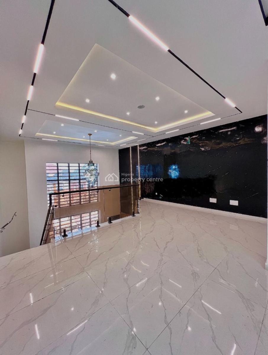 Contemporary 6 Bedroom Fully Detached Penthouse Duplex with Bq, Chevron, Lekki, Lagos, Detached Duplex for Sale