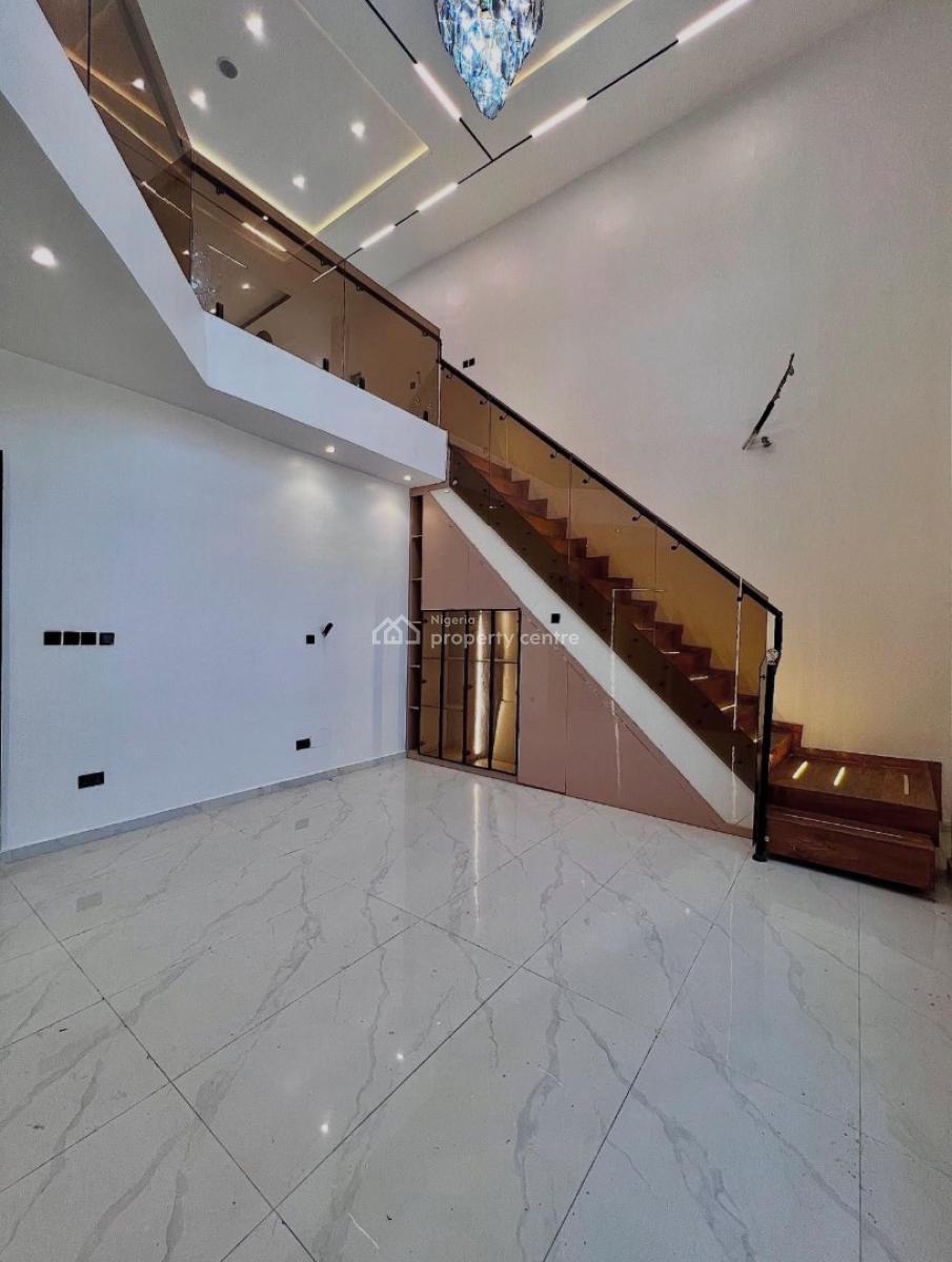 Contemporary 6 Bedroom Fully Detached Penthouse Duplex with Bq, Chevron, Lekki, Lagos, Detached Duplex for Sale