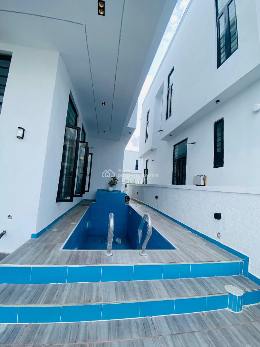 Contemporary 4 Bedroom Fully Detached Duplex with Pool & Bq, Ajah, Ajah, Lagos, Detached Duplex for Sale