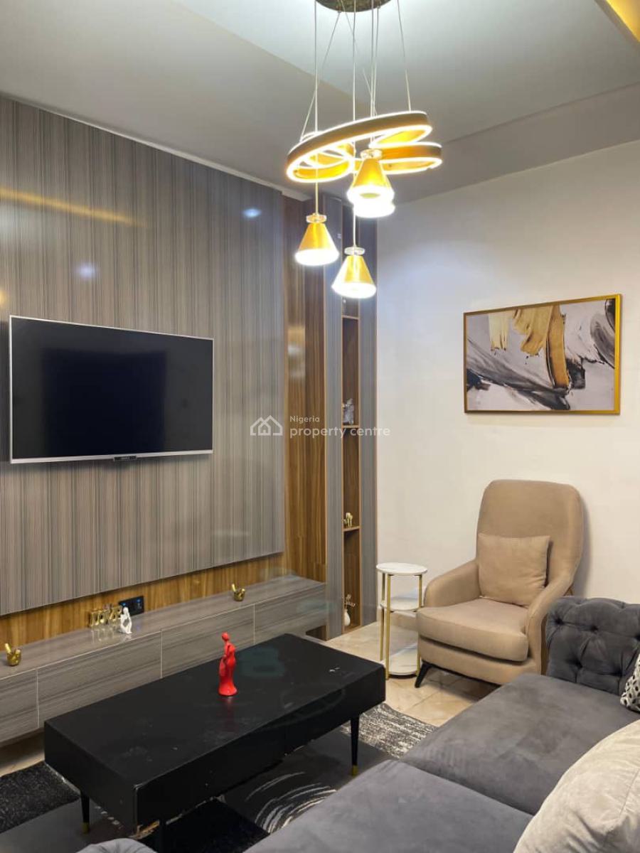 a Furnished 1 Bedroom and Parlor Mini Flat Downstairs, Osapa, Lekki, Lagos, Mini Flat (room and Parlour) for Rent