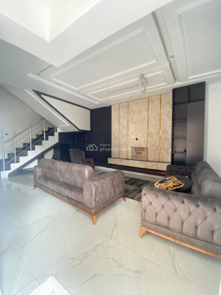 4 Bedrooms with a Bq, Chevron, Lekki, Lagos, Semi-detached Duplex for Sale