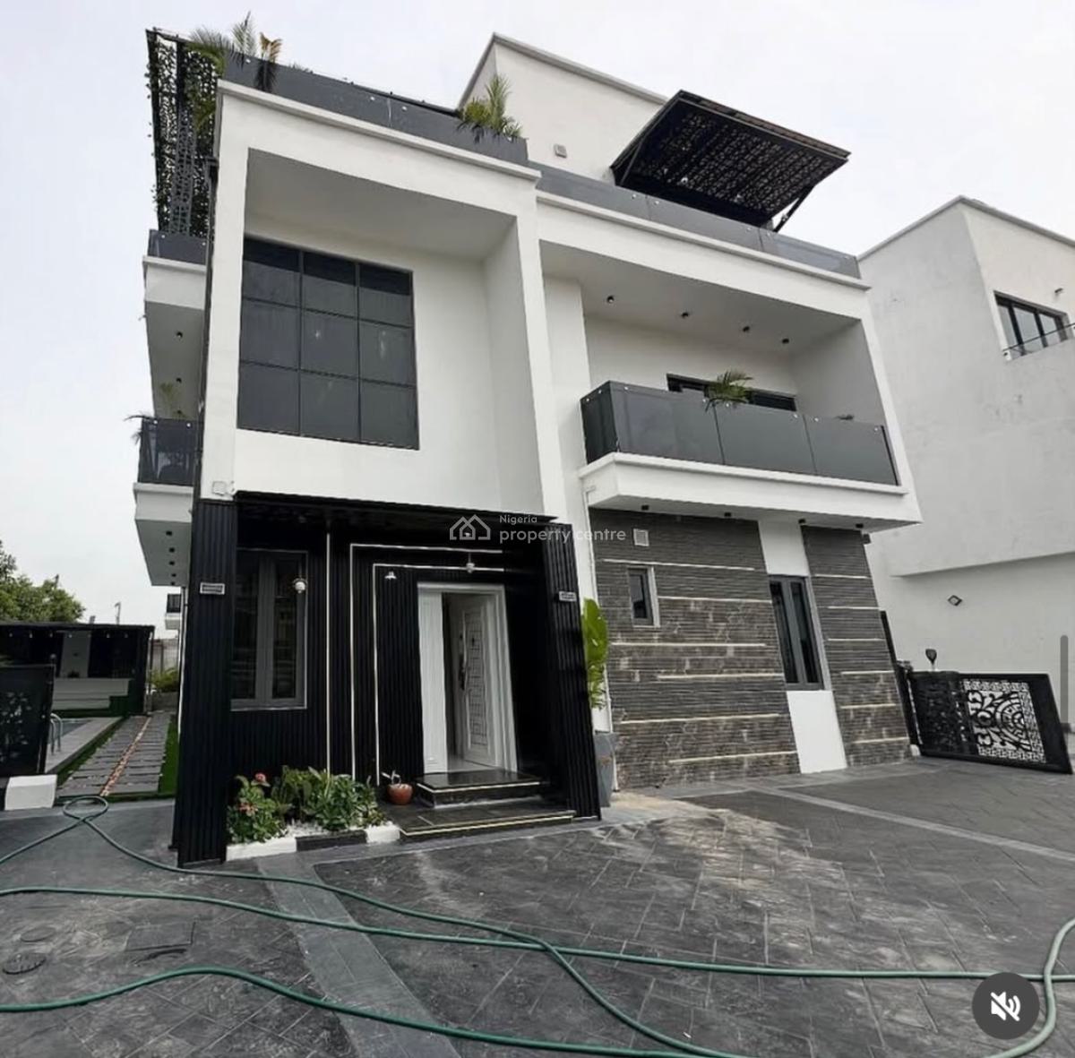 Brand New 5 Bedroom Fully Detached Duplex with Bq, Kado, Abuja, Detached Duplex for Sale