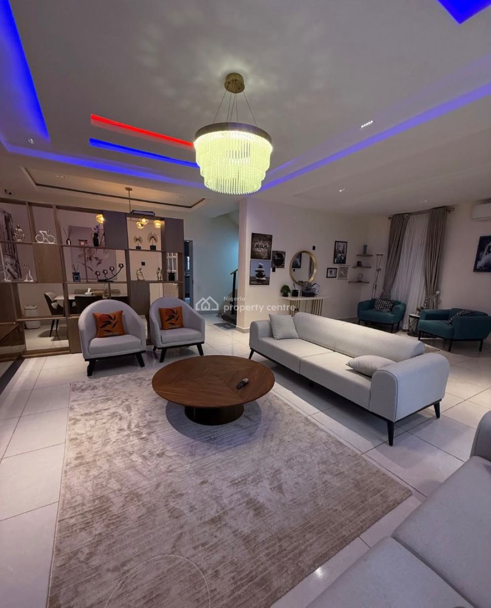 Fully Furnished 4 Bedroom Terrace Duplex with Bq, Guzape District, Abuja, Terraced Duplex for Sale