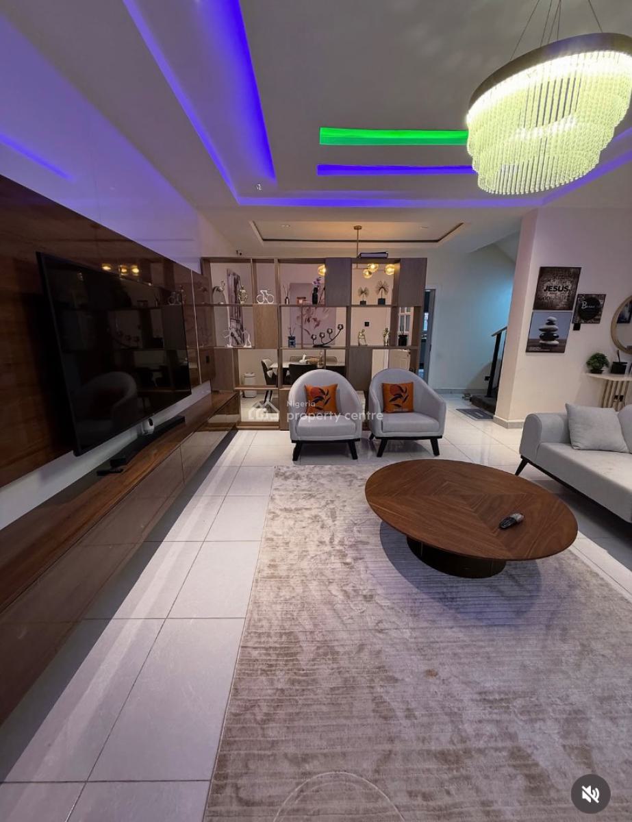 Fully Furnished 4 Bedroom Terrace Duplex with Bq, Guzape District, Abuja, Terraced Duplex for Sale