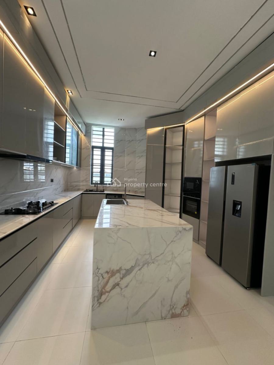 High End 6 Bedroom Fully Detached Duplex with Bq, Chevron, Lekki, Lagos, Detached Duplex for Sale