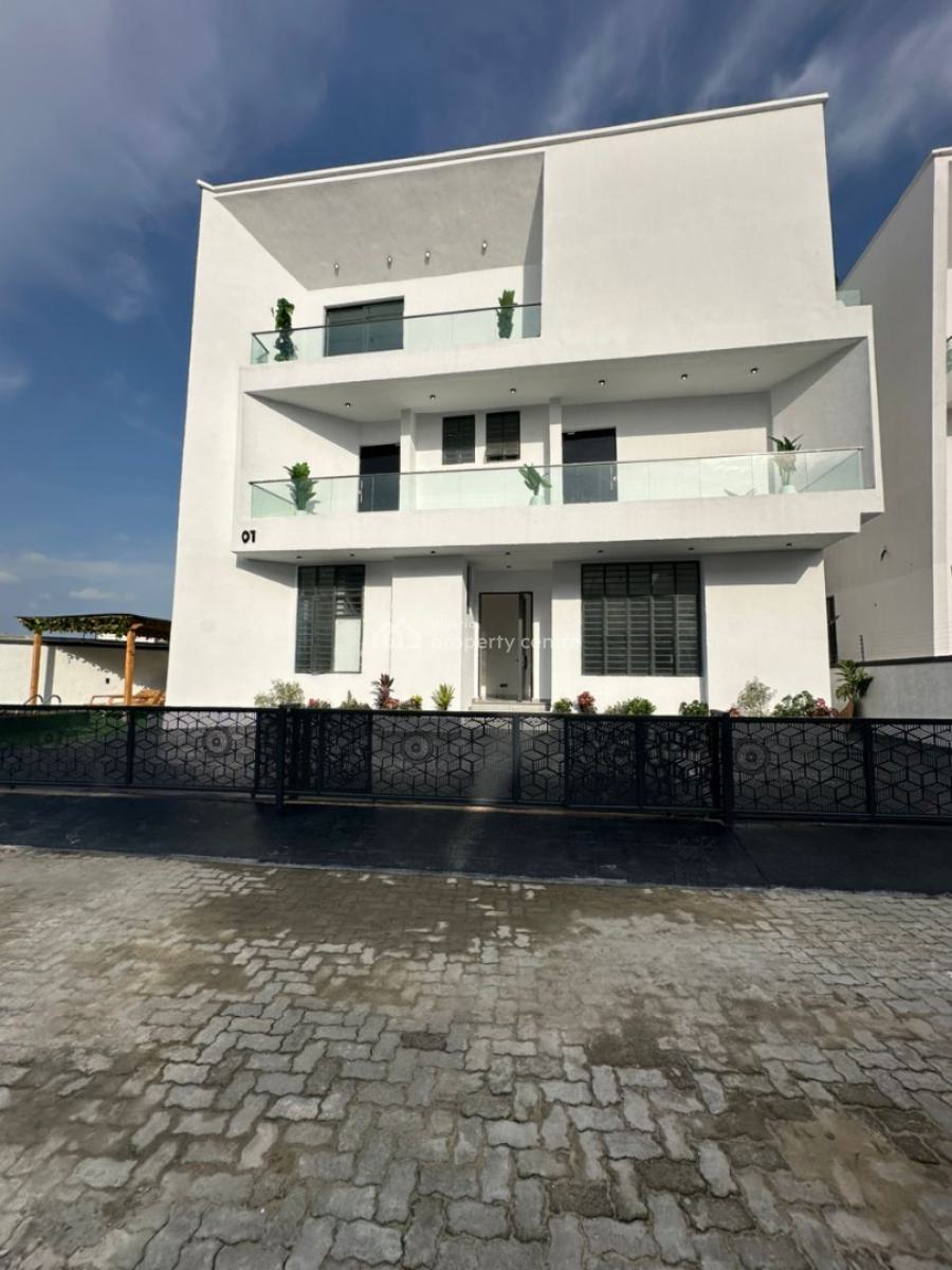 High End 6 Bedroom Fully Detached Duplex with Bq, Chevron, Lekki, Lagos, Detached Duplex for Sale