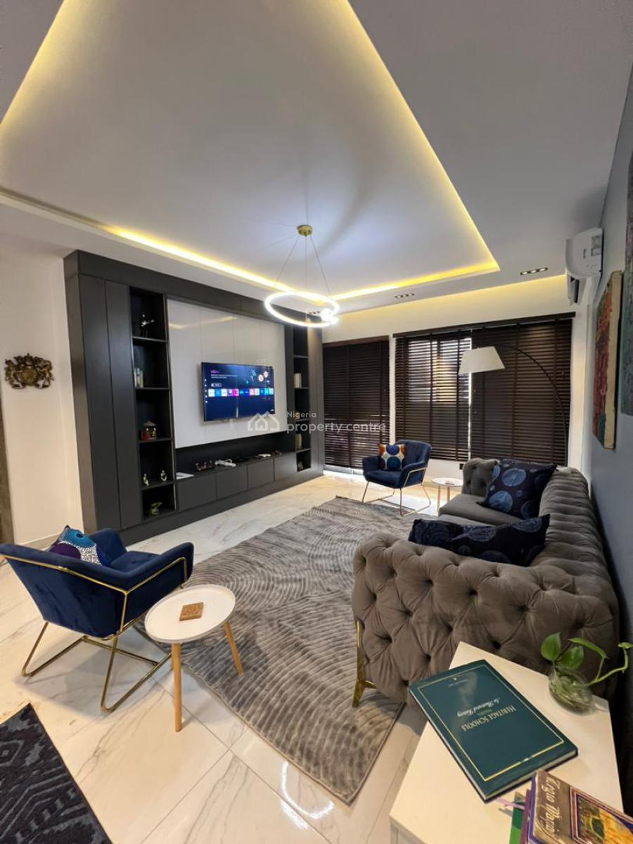 Water View Fully Furnished 3 Bedroom Apartment, Banana Island, Ikoyi, Lagos, Flat / Apartment for Rent