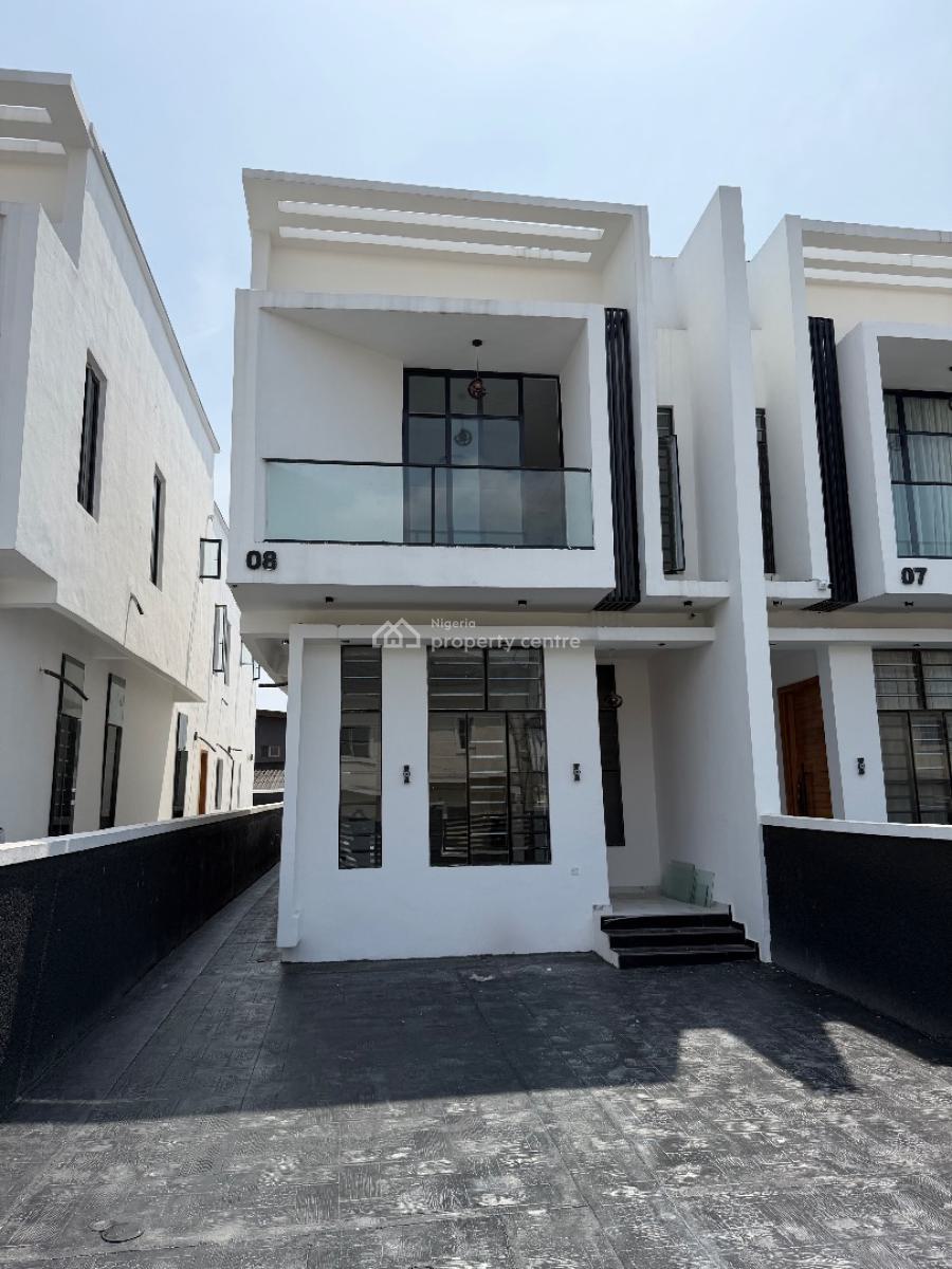 Newly Built 4 Bedroom Semi Detached House with Bq, Idado, Lekki, Lagos, Semi-detached Duplex for Sale