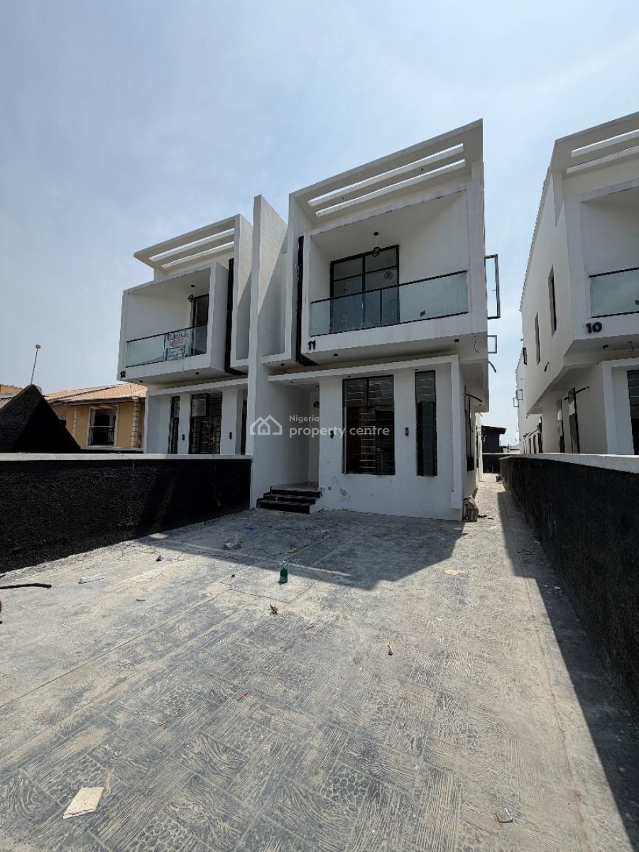 Newly Built 4 Bedroom Semi Detached House with Bq, Idado, Lekki, Lagos, Semi-detached Duplex for Sale