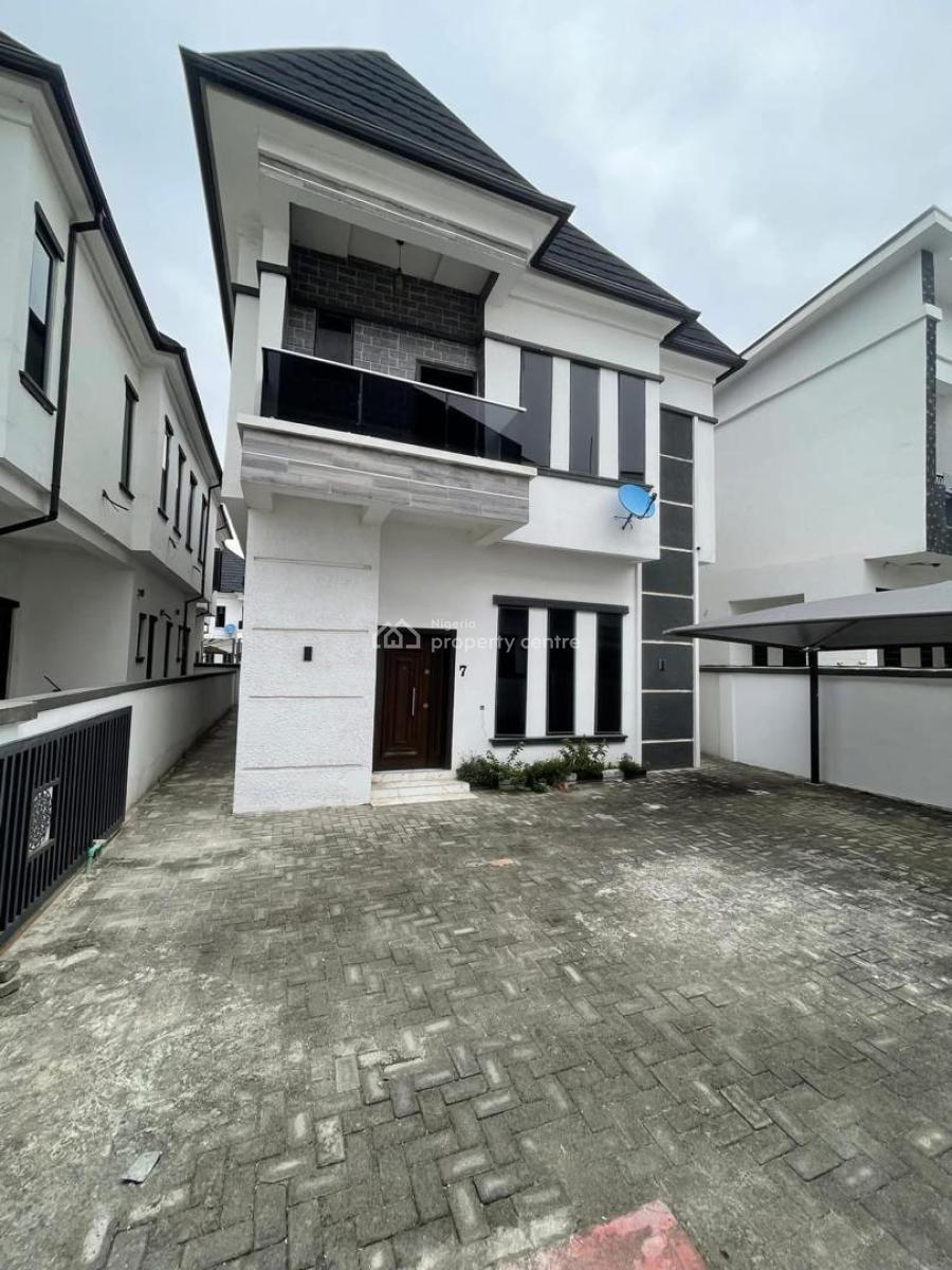 Fully Serviced & Newly Built 4 Bedroom Fully Detached Duplex +bq, Orchid Road, Royal Pine Estate, Lekki, Lagos, Detached Duplex for Sale