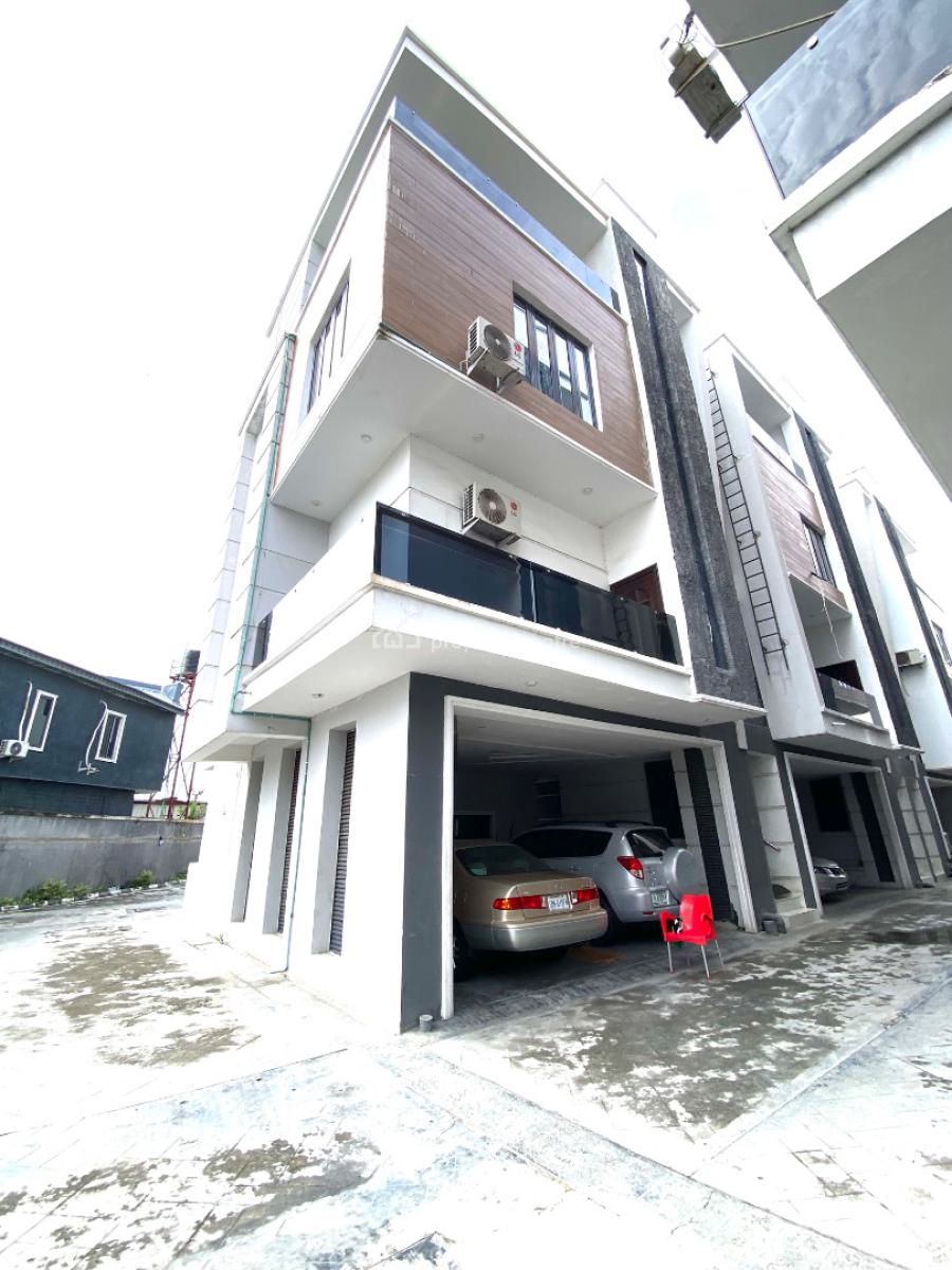 Brand New 4 Bedroom Terrace with Selfcon Bq, Chevron Alternative Route, Lekki Phase 2, Lekki, Lagos, Terraced Duplex for Rent