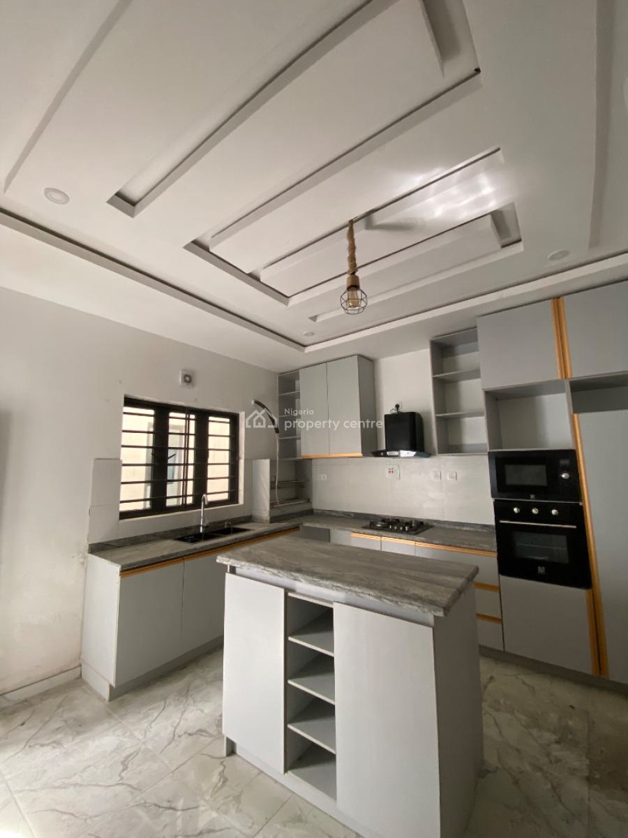 Brand New 4 Bedroom Terrace with Selfcon Bq, Chevron Alternative Route, Lekki Phase 2, Lekki, Lagos, Terraced Duplex for Rent