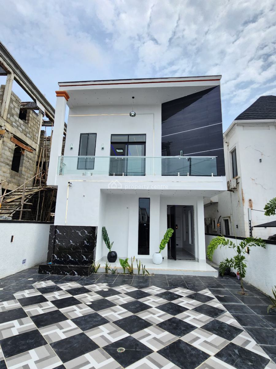 Nicely Built 5 Bedroom Detached Duplex with Bq, Pool, Ajah, Lagos, Detached Duplex for Sale