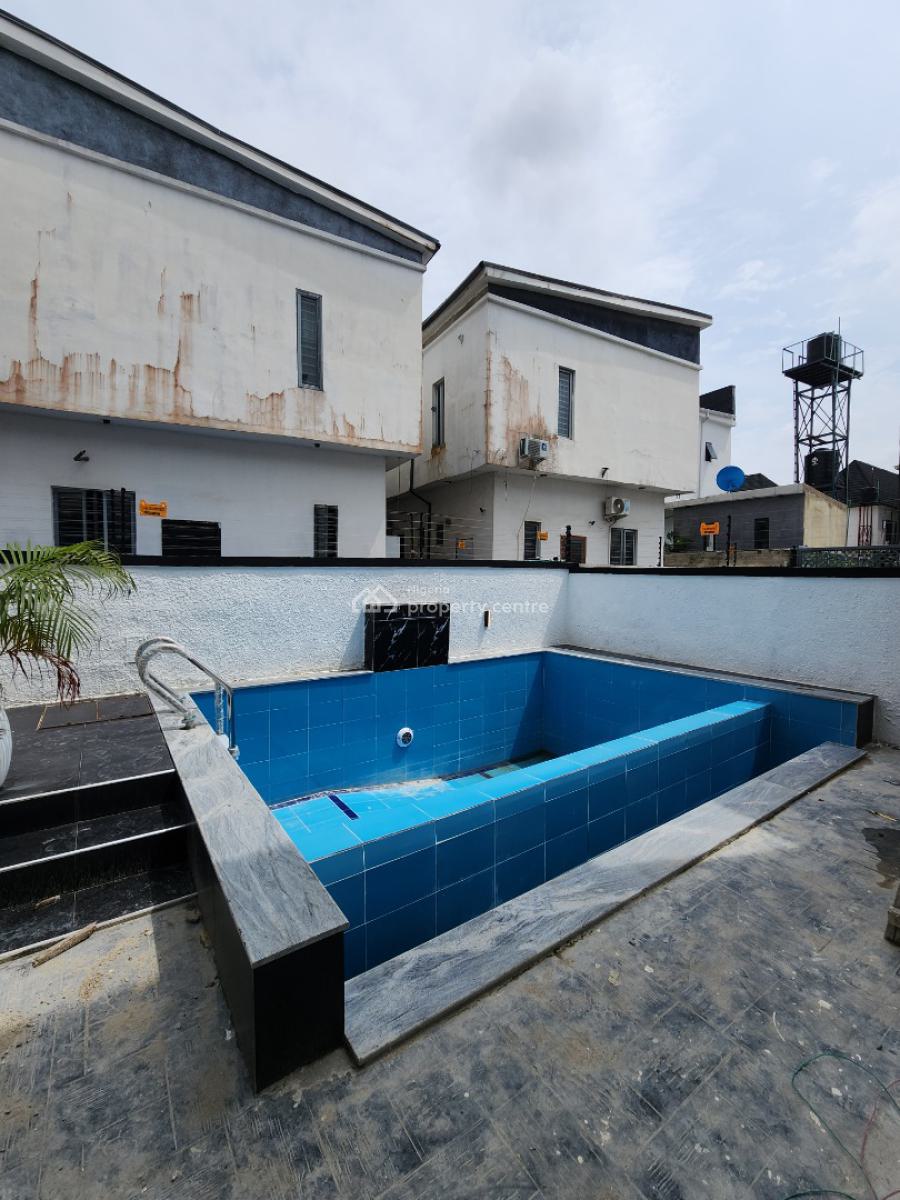 Nicely Built 5 Bedroom Detached Duplex with Bq, Pool, Ajah, Lagos, Detached Duplex for Sale