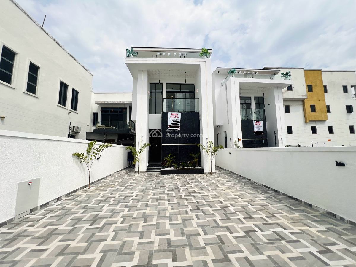 Modern 5 Bedroom Fully Detached Duplex, Chevron Tollgate, Lekki, Lagos, Detached Duplex for Sale