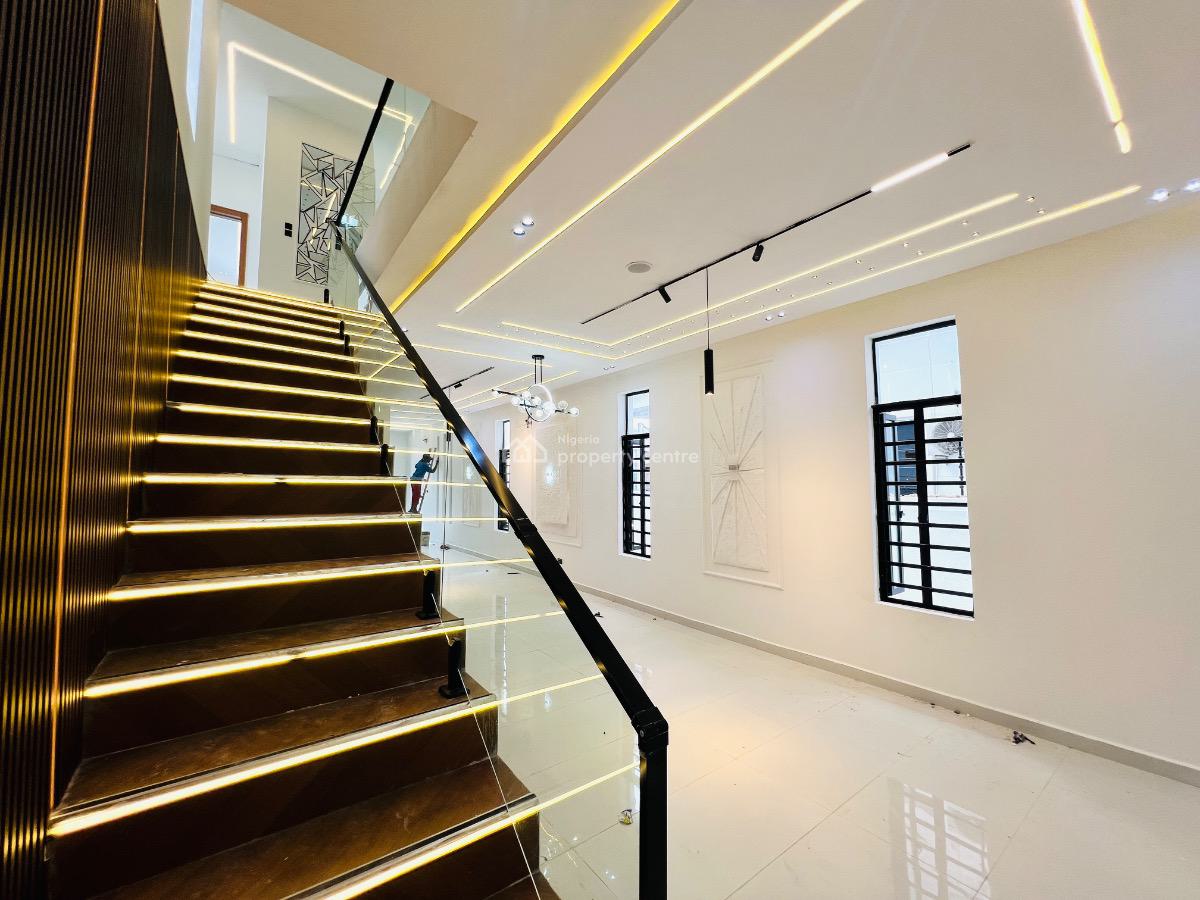 Modern 5 Bedroom Fully Detached Duplex, Chevron Tollgate, Lekki, Lagos, Detached Duplex for Sale