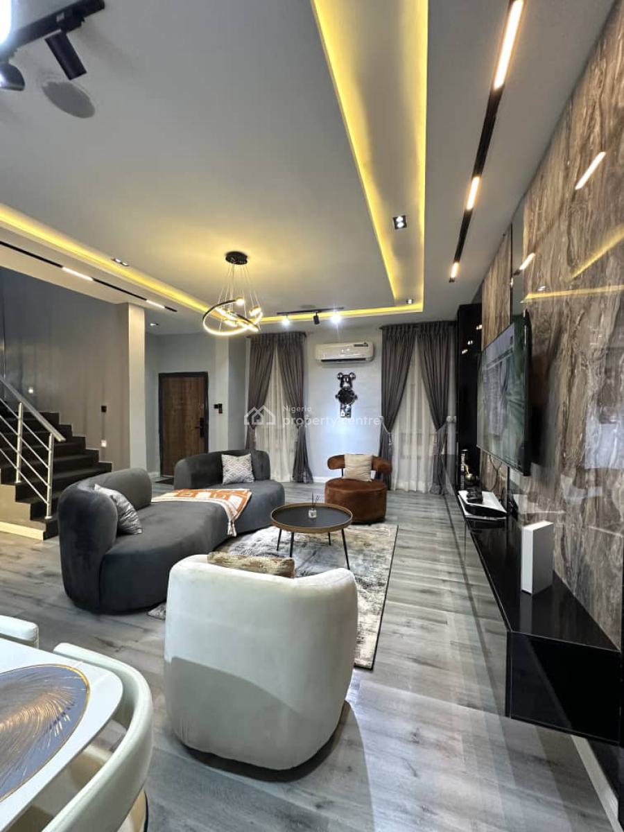 Luxury 3 Bedroom Apartment with a Private Cinema, Harris Drive, Vgc, Lekki, Lagos, Terraced Duplex Short Let