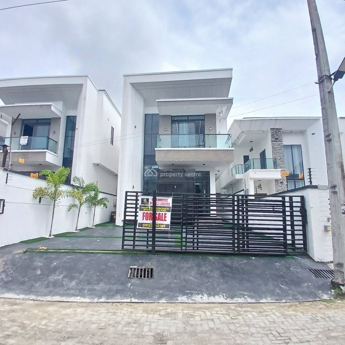 Massive 5 Bedroom Detached Duplex with Swimming Pool, & Bq, Ajah, Lagos, Detached Duplex for Sale
