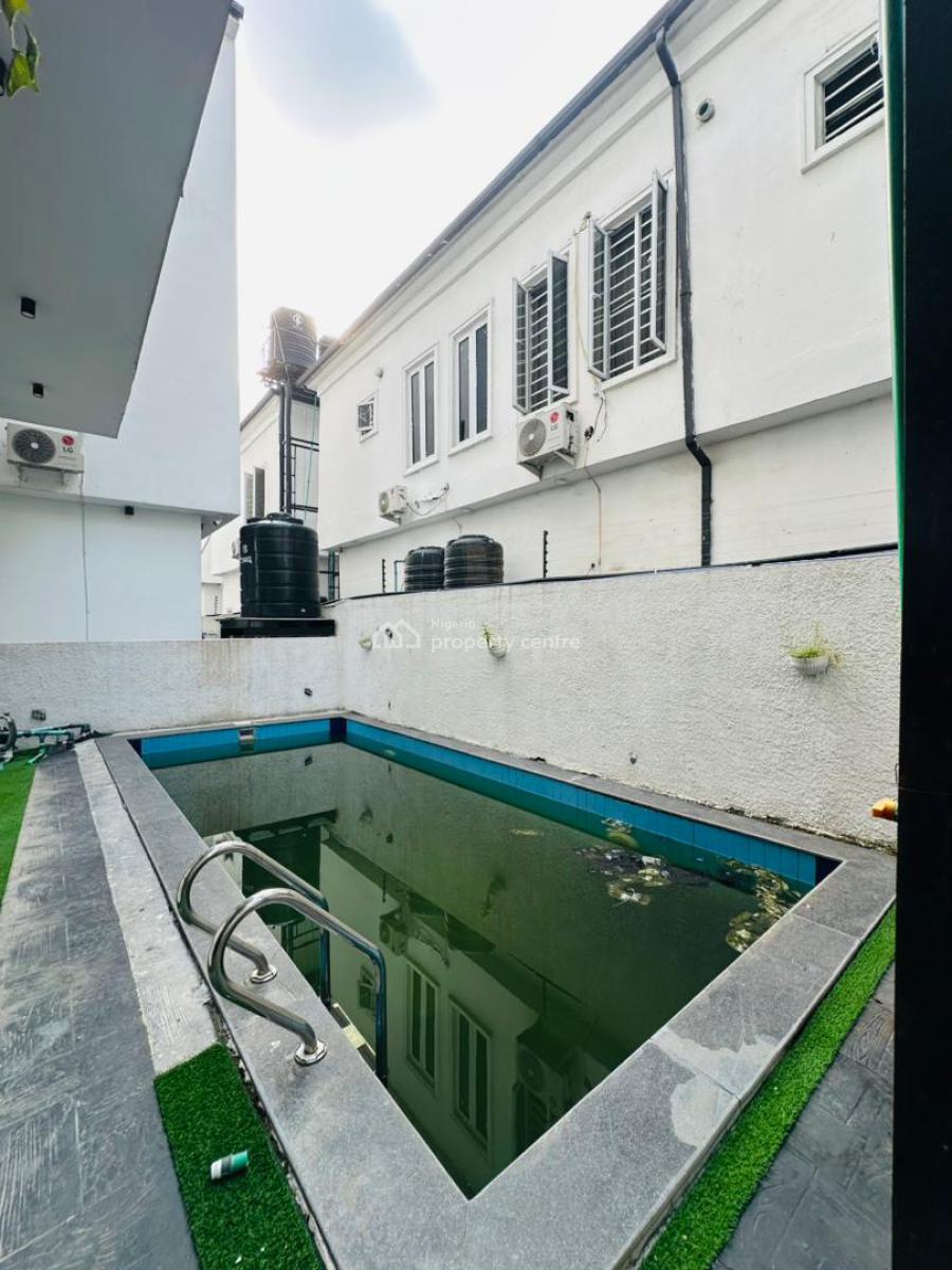 Nicely Built 5 Bedroom Detached Duplex with Swimming Pool, Chevron, Lekki, Lagos, Detached Duplex for Sale