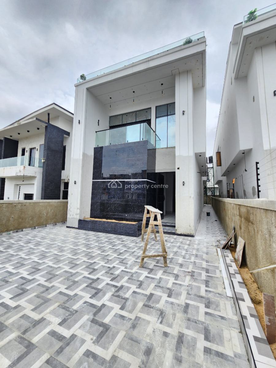 Exquisite 5 Bedroom Detached Duplex with Bq & Pool, Ajah, Lagos, Detached Duplex for Sale