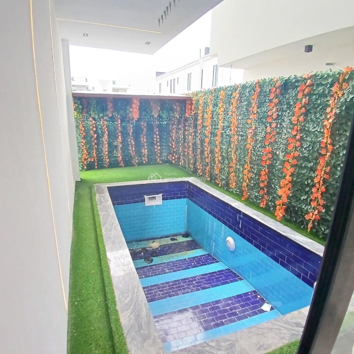 Magnificent 5-bedroom Duplex with Swimming Pool & Bq, Lekki, Lagos, Detached Duplex for Sale
