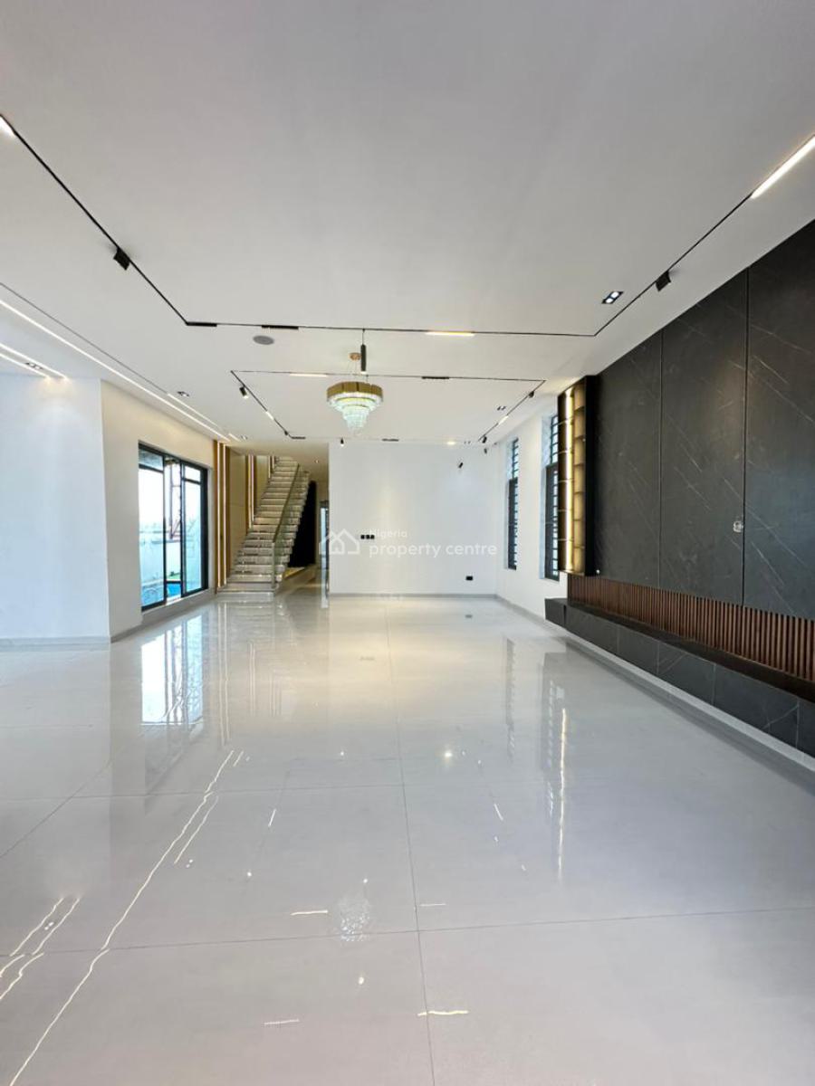 Exclusively Built 5 Bedroom Detached Duplex with Bq, & Swimming Pool, Chevron, Lekki, Lagos, Detached Duplex for Sale