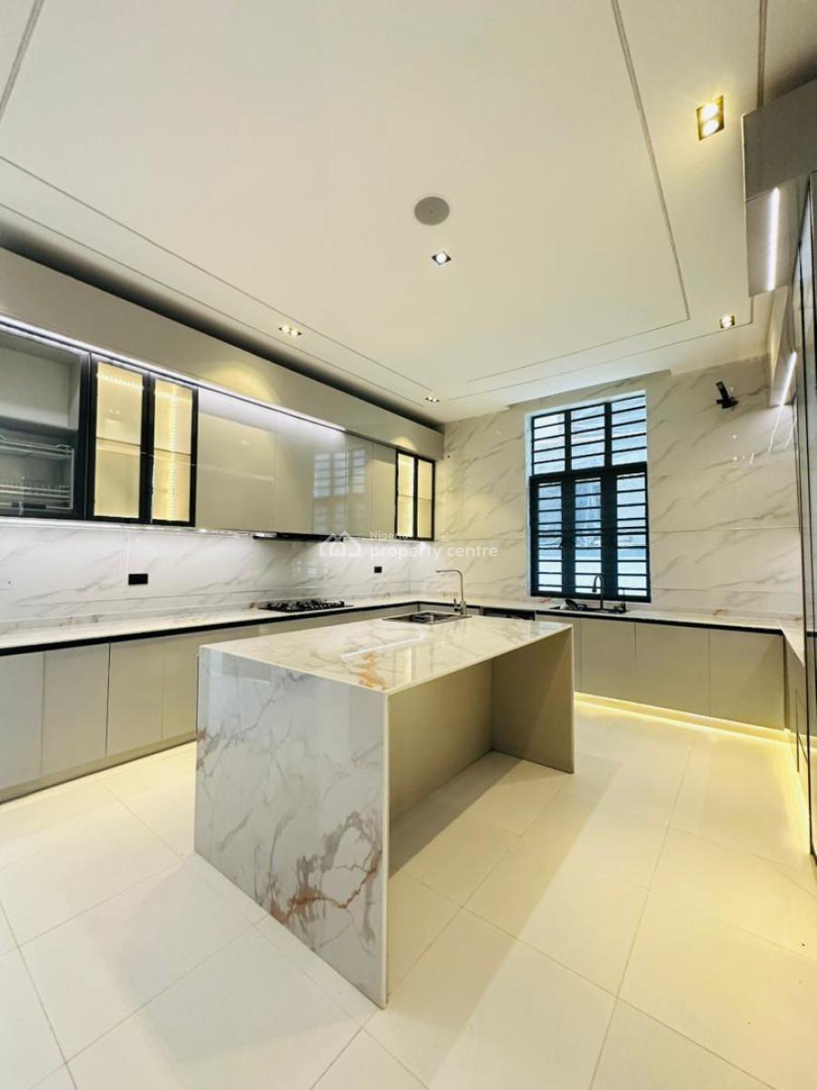 Exclusively Built 5 Bedroom Detached Duplex with Bq, & Swimming Pool, Chevron, Lekki, Lagos, Detached Duplex for Sale