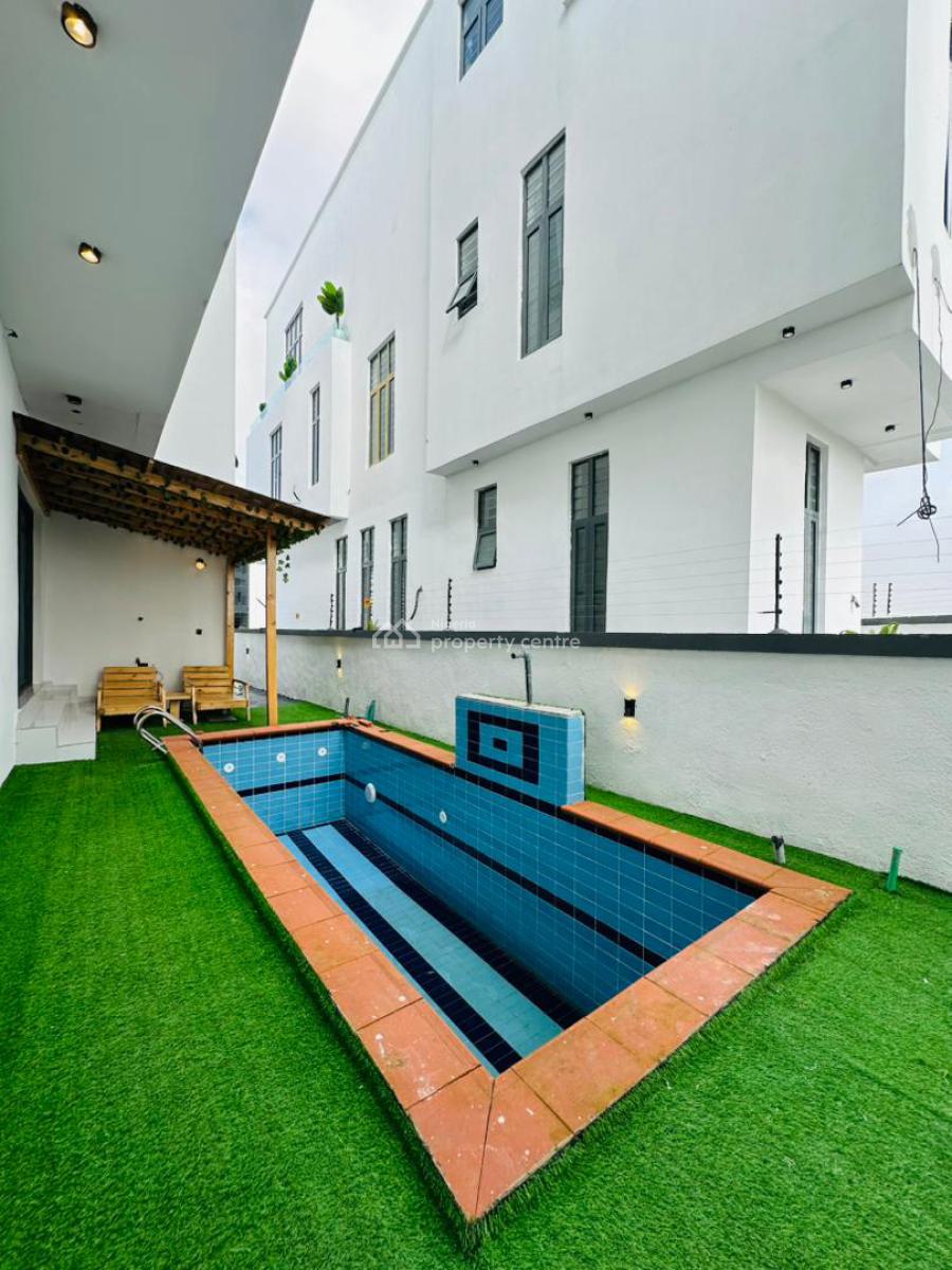 Exclusively Built 5 Bedroom Detached Duplex with Bq, & Swimming Pool, Chevron, Lekki, Lagos, Detached Duplex for Sale