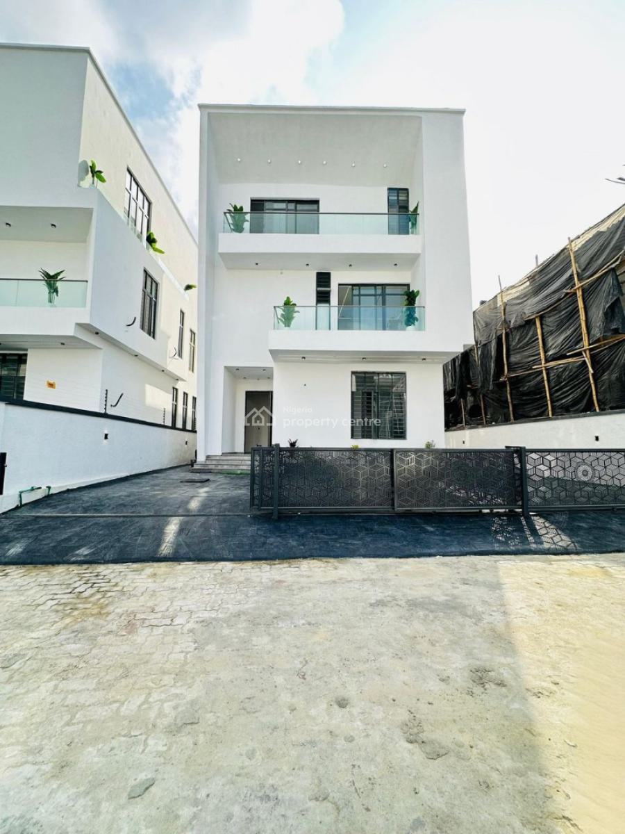 Exclusively Built 5 Bedroom Detached Duplex with Bq, & Swimming Pool, Chevron, Lekki, Lagos, Detached Duplex for Sale