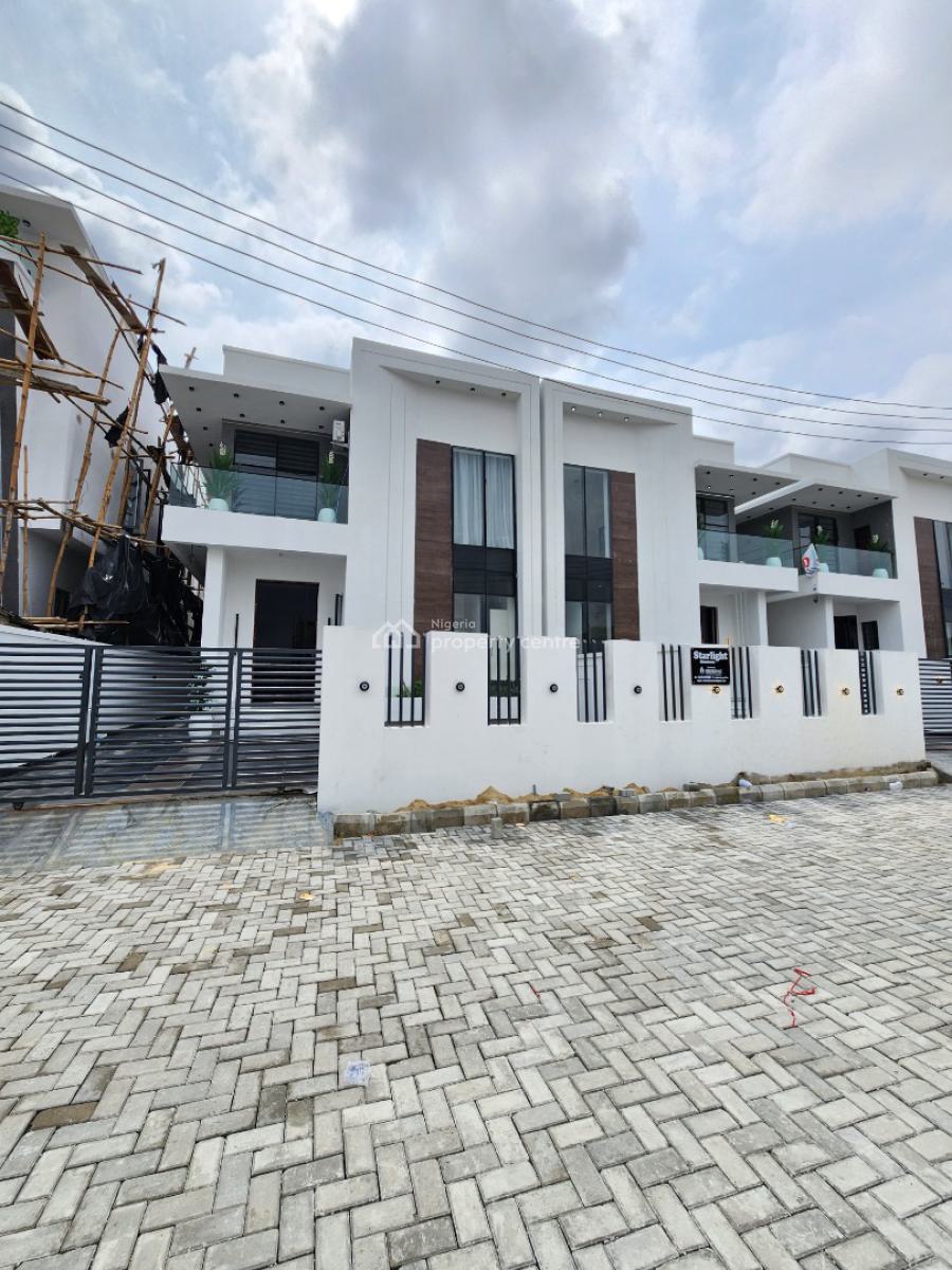 Nicely Built 4 Bedroom Semi Detached Duplex with a Room Bq, Ajah, Lagos, Semi-detached Duplex for Sale