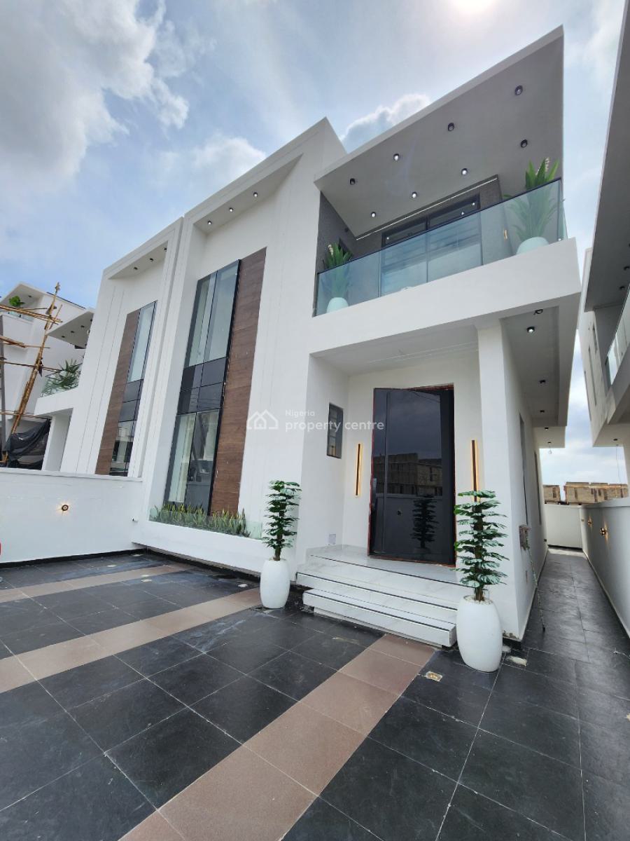 Nicely Built 4 Bedroom Semi Detached Duplex with a Room Bq, Ajah, Lagos, Semi-detached Duplex for Sale