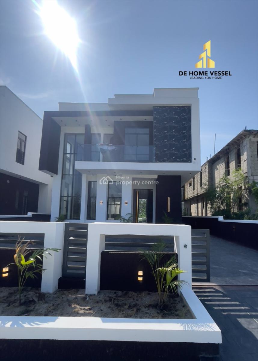 Gracefully Carved 5 Bedroom Luxury Smart Home with Swimming Pool and Bq, Lekki County Homes, Lekki, Lagos, Detached Duplex for Sale
