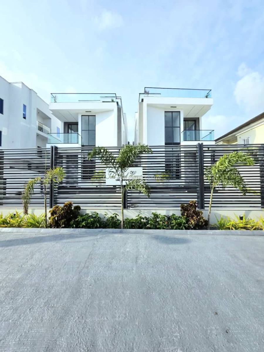 Contemporary 5 Bedroom Fully Detached Duplex, Chevron, Lekki, Lagos, Detached Duplex for Sale
