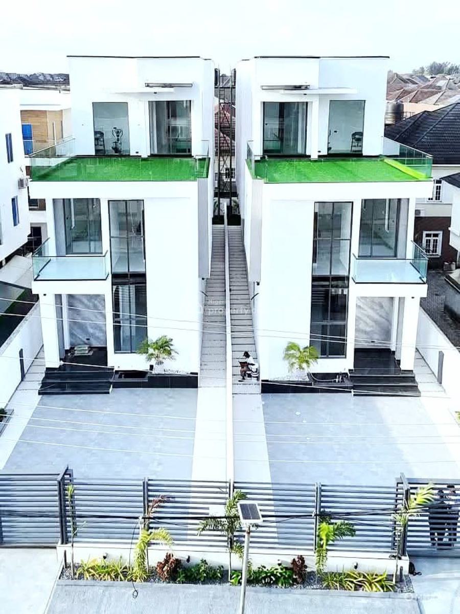 Contemporary 5 Bedroom Fully Detached Duplex, Chevron, Lekki, Lagos, Detached Duplex for Sale