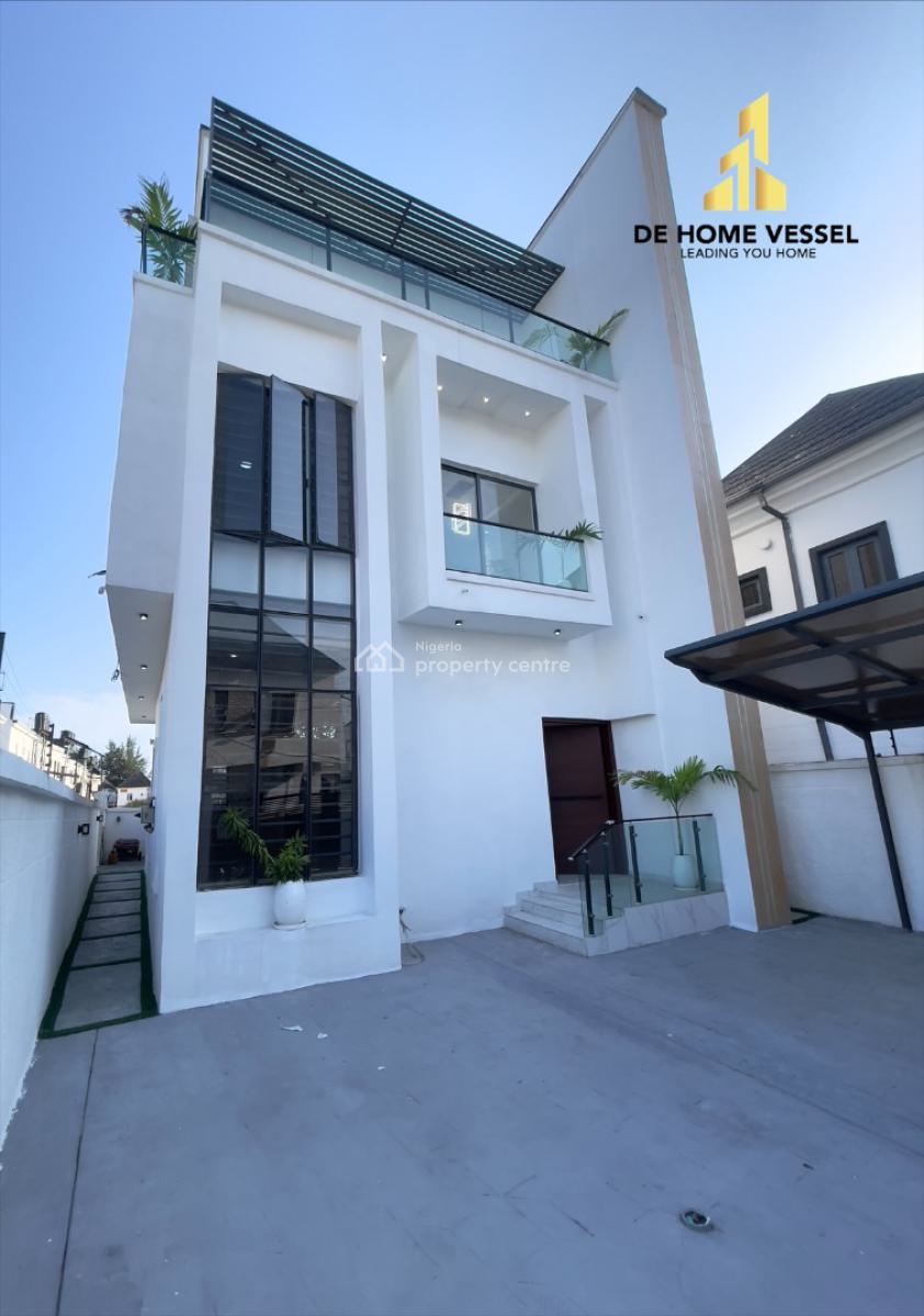 Uniquely Designed 4 Bedroom Fully Detached Luxury Home with Bq, Ikota, Lekki, Lagos, Detached Duplex for Sale