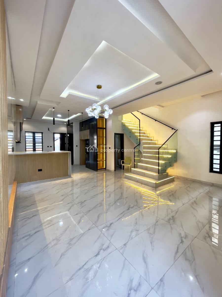 Uniquely Designed 4 Bedroom Fully Detached Luxury Home with Bq, Ikota, Lekki, Lagos, Detached Duplex for Sale