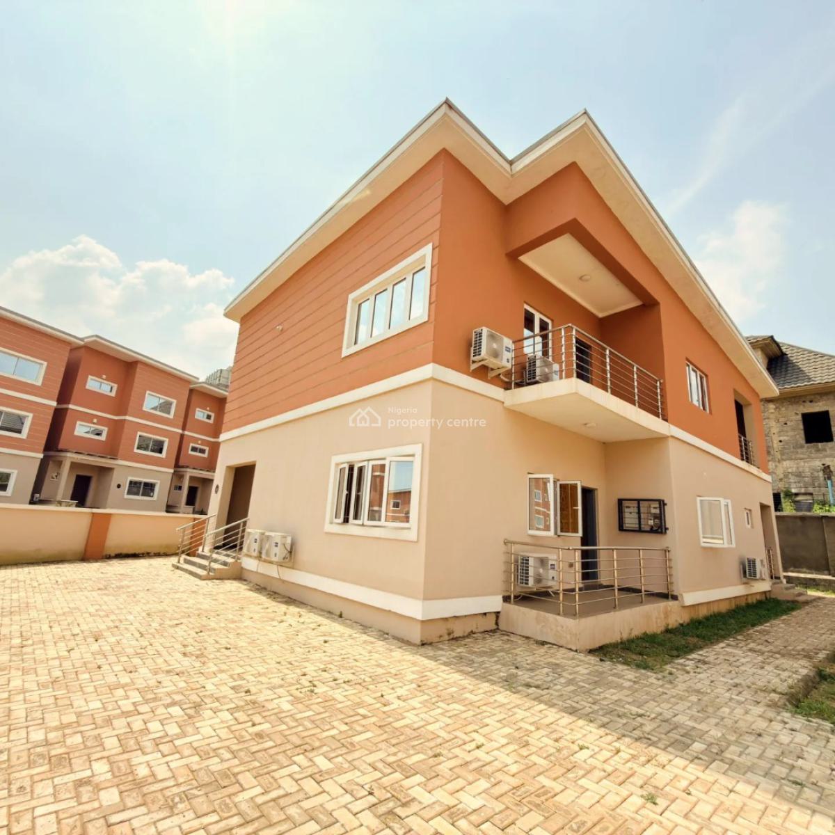 Newly Built 4-bedroom Detached Duplex with Bq, Life Camp, Abuja, Detached Duplex for Rent